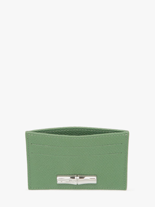 Longchamp Le roseau Kredietkaarthouder Groen